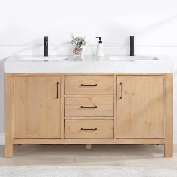 Buy Ewing Bathroom Cabinet (Honey Finish) Online in India at Best