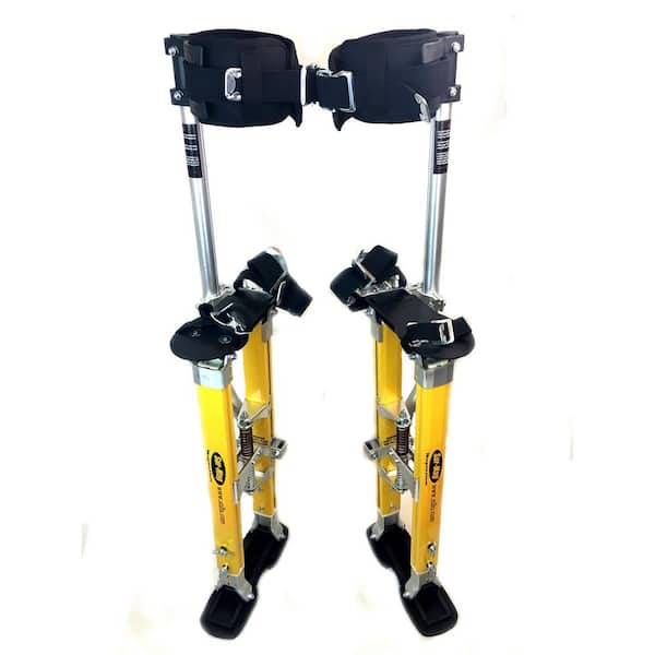 Unbranded SurPro 24 in. to 40 in. Adjustable Height SP Quad Lock Single Support Legs Magnesium Drywall Stilts