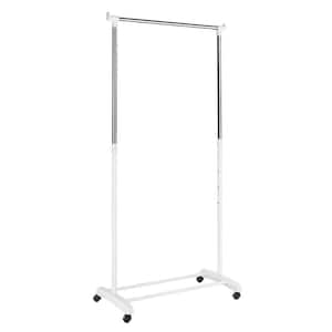 Chrome Metal Clothes Rack 33 in. W x 66 in. H