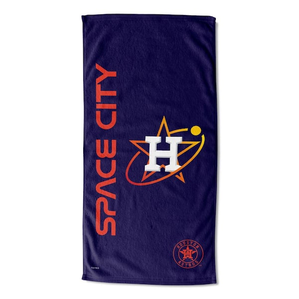 THE NORTHWEST GROUP MLB Multi-Color City Connect Astros Printed Cotton/Polyester Blend Beach Towel