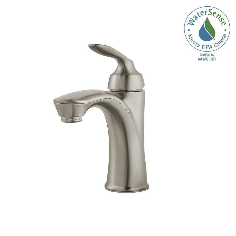 Pfister Avalon Single Hole Single-Handle Bathroom Faucet in Brushed ...