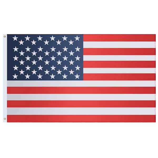 Cisvio 4 ft. x 6 ft. Steel Grommets Polyester American Flag