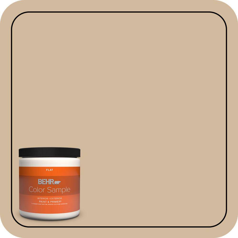 8 oz. #S280-3 Practical Tan Flat Interior/Exterior Paint & Primer Color Sample price history on PriceWatchPro