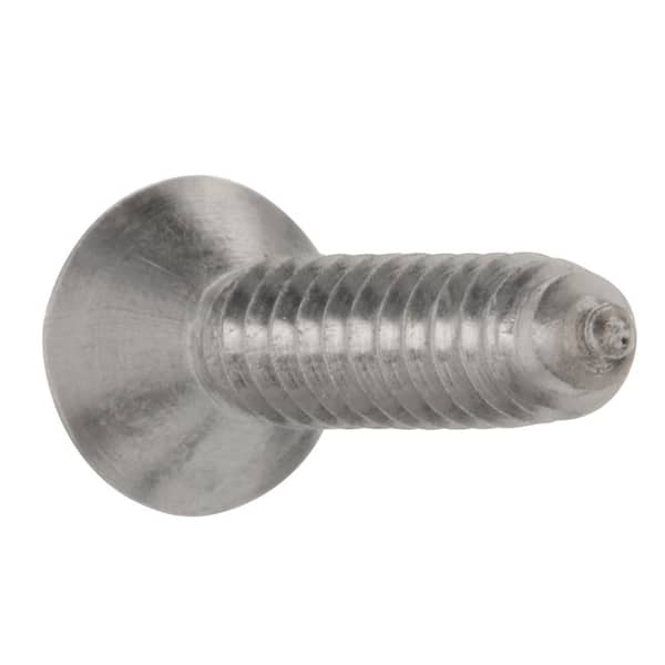 #14 x 1-1/4 in. Stainless Steel Phillips Flat Head Sheet Metal Screw (2-Pack)