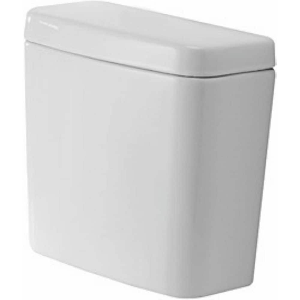 Duravit DCode 1.28 GPF Single Flush Toilet Tank Only in White