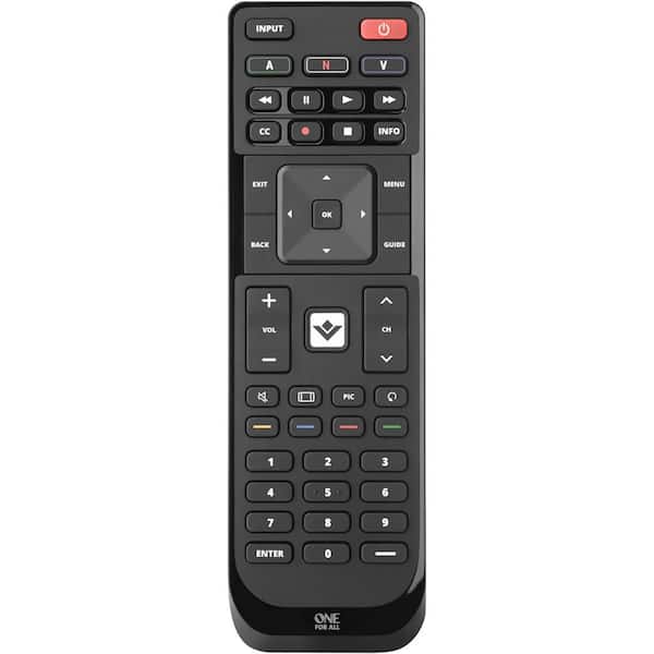 one for all replacement remote for vizio tv s urc1823 the home depot