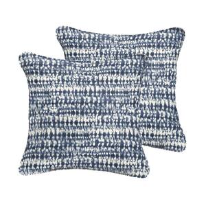Indigo Graphic Outdoor Corded Throw Pillows (2-Pack)