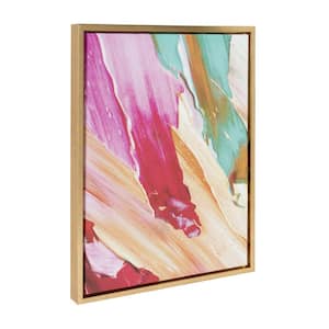 Sylvie "Lush Color Acrylic" by Amy Peterson Framed Canvas Wall Art