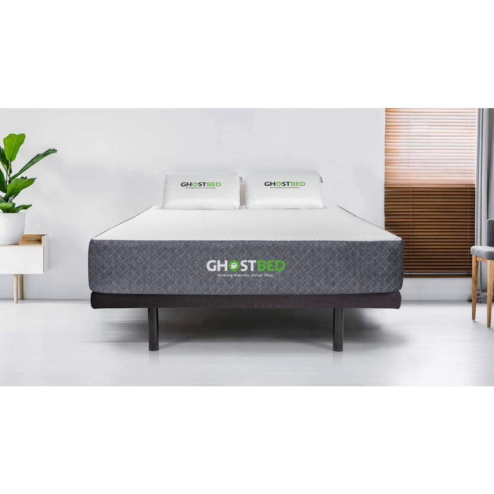 GHOSTBED Classic 11 In. Medium Firm Gel Memory Foam Smooth Top King ...