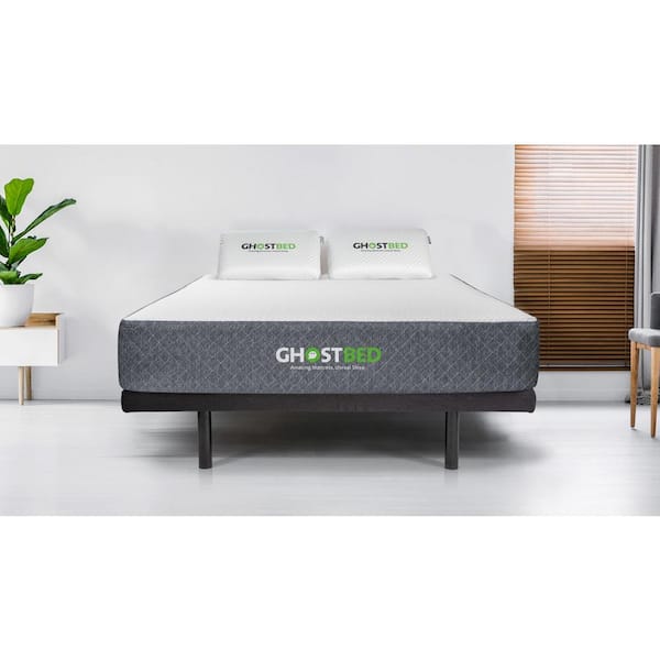 GHOSTBED Classic 11 In. Medium Firm Gel Memory Foam Smooth Top Twin ...