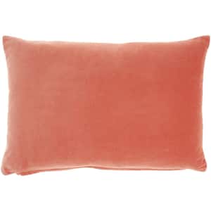 Lifestyles Blush 20 in. x 14 in. Rectangle Throw Pillow