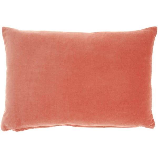 Mina Victory Lifestyles Blush 20 in. x 14 in. Rectangle Throw Pillow