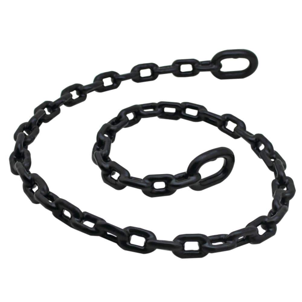 Black BoatTector PVC-Coated Anchor Lead Chain - 3/16 in. x 4 ft., Black