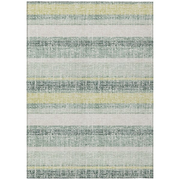 Addison Rugs Chantille Machine Washable Indoor/Outdoor Abstract ACN2122 Seafoam 9 ft. x 12 ft. Area Rug