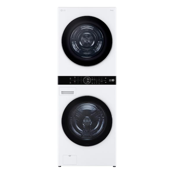 5.0 cu. ft. Washer 7.8 cu. ft. Dual Inverter Heat Pump Ventless Dryer Electric Washtower in White