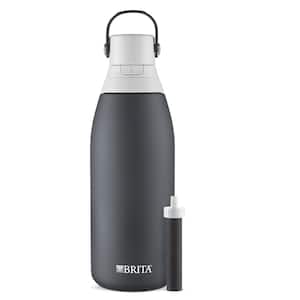 32 oz. Stainless Steel Premium Filtering Water Bottle BPA-Free, Insulated Includes 1-Filter in Carbon