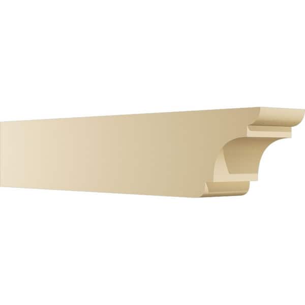 6 in. W x 8 in. H x 42 in. L Standard New Brighton Signature Polyurethane Outlooker, Primed Tan