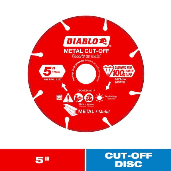 DIABLO 5 in. Diamond Wheel for Metal Cutting