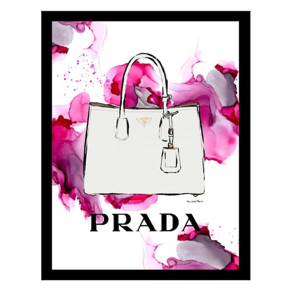 VENICE BEACH Collections High Fashion Designer Handbag by Fairchild Paris 1 Piece Framed Graphic Print Abstract Poster Art Print 18 in. x 14 in.