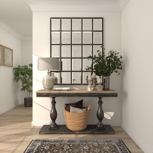 Seagrass Handmade Large Woven Storage Basket with Ring Handles