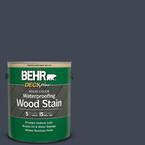 1 gal. #PPU14-20 Starless Night Solid Color Waterproofing Exterior Wood Stain