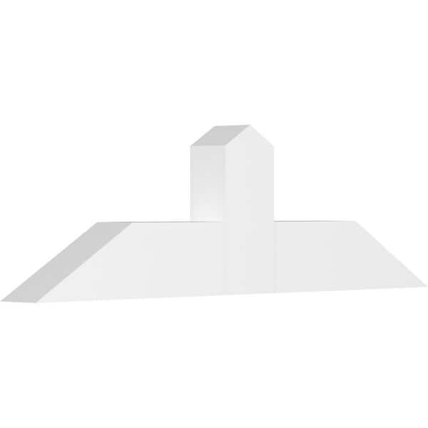 Ekena Millwork Portland 48 in. W x 14 in. H x 4 in. D Signature Polyurethane Bracket
