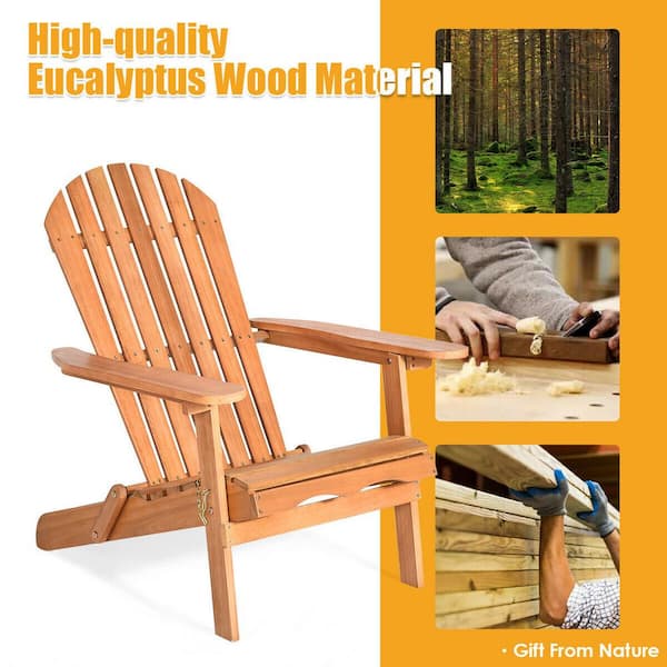 folding outdoor adirondack chair