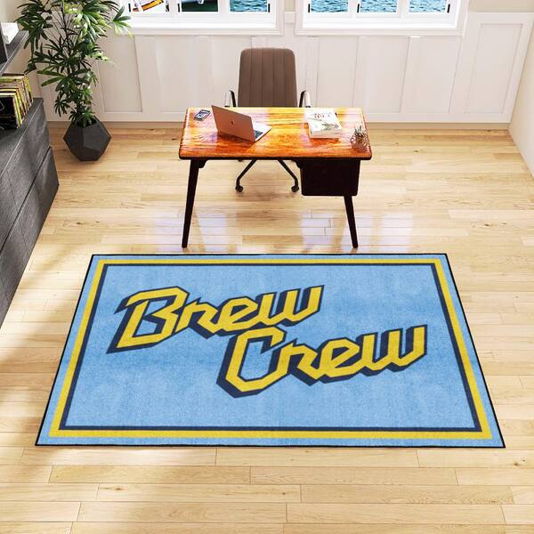 Fanmats Milwaukee Brewers 8ft. x 10 ft. Plush Area Rug