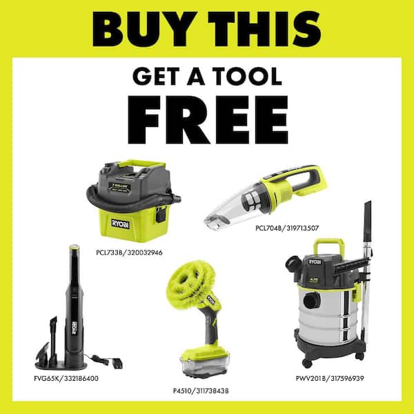 ONE+ HP 18V Cordless Advanced WHISPER Series Stick Vacuum Kit with 4.0 Ah Battery and Charger