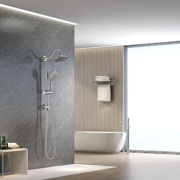 https://images.thdstatic.com/productImages/8c1bf8bf-195e-41fb-acdb-fa12c18f82aa/svn/brushed-nickel-wall-bar-shower-kits-ynae132bn-31_600.jpg