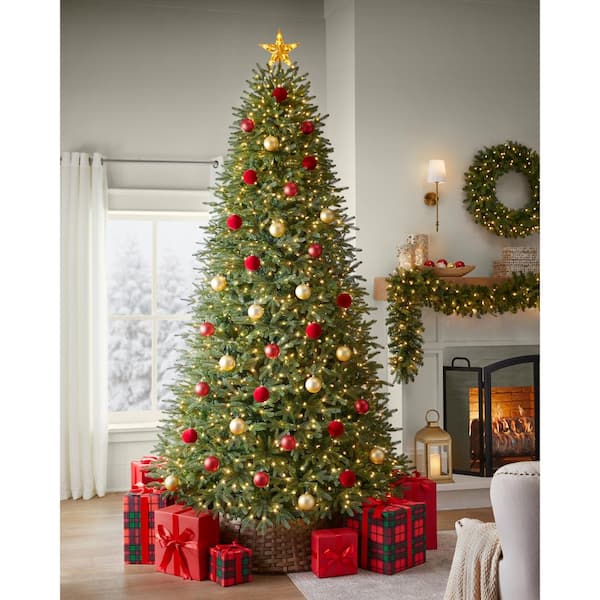 Home Accents Holiday 9 ft Jackson Noble Fir LED Pre-Lit Artificial