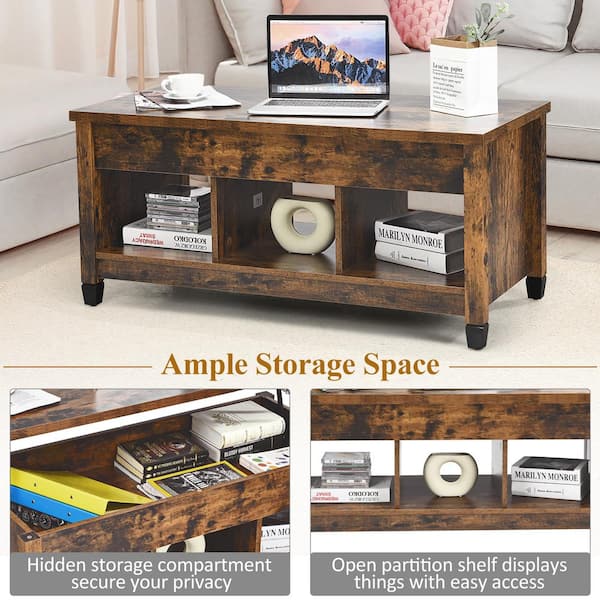 Structube Pop Up Storage Coffee Table, 41% Off