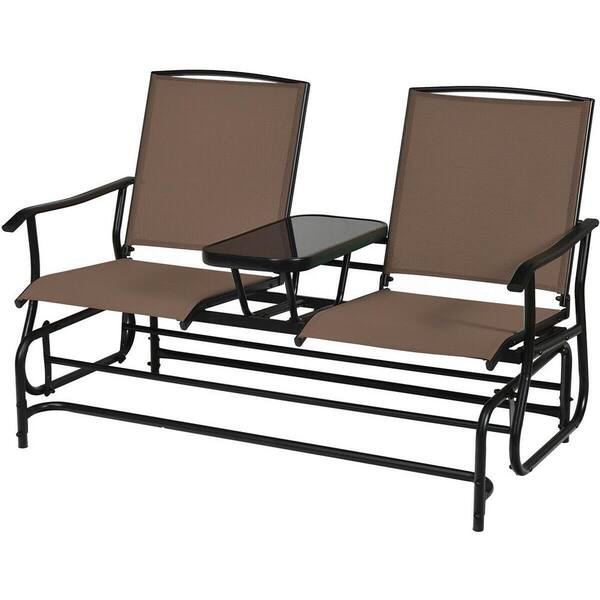 outdoor metal double rocker