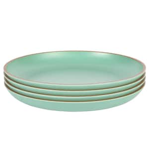 Rockabye 4-Piece 10.7 in. Melamine Dinner Plate Set In Green
