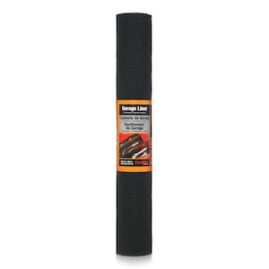Industrial Premium Grip 22.5 in. x 86 in. Black Thick Grip Non-Adhesive Drawer and Shelf Liner (6 rolls)