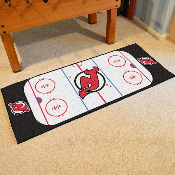 New Jersey Devils 3 ft. x 6 ft. Rink Rug Runner Rug