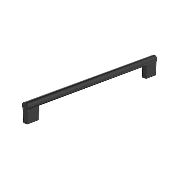 Versa 10-1/16 in. (256mm) Center-to-Center Matte Black Bar Cabinet Pull