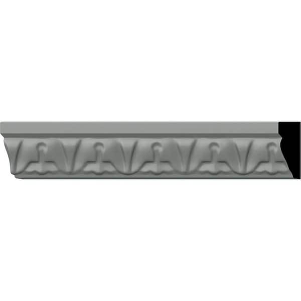 1/2 in. x 1-1/4 in. x 94-1/2 in. Polyurethane Nexus Acanthus Leaf Panel Moulding
