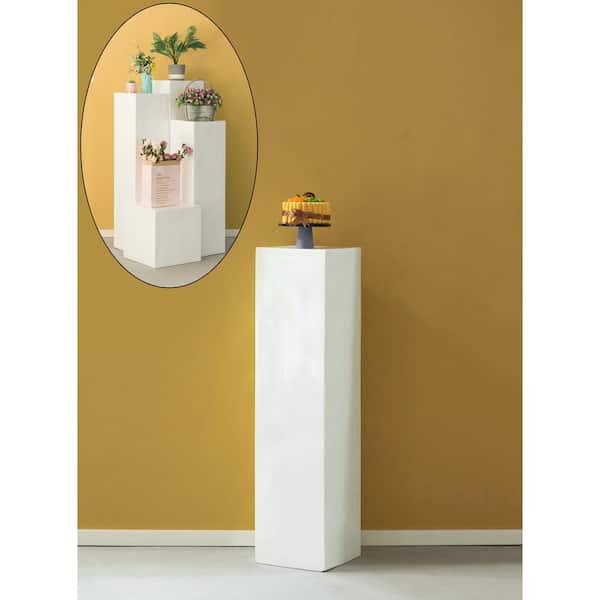 Uniquewise Flower Stand cube, Interior Design, Photography Props, decorative display cube, Party Pillar Pedestal stand, 47 in.