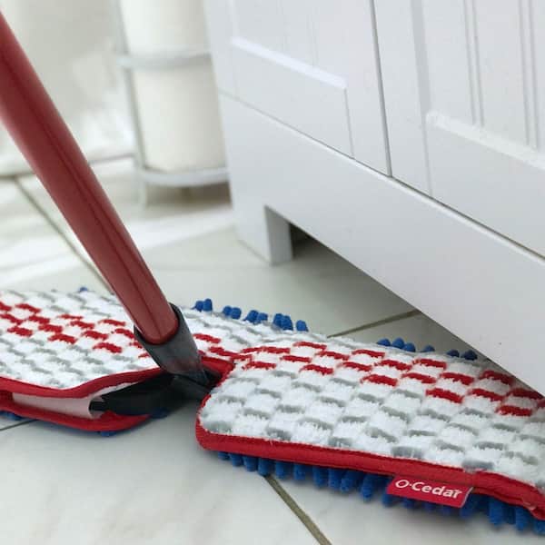 O-Cedar Microfiber Cloth Mop Refill with 3 Piece Handle, 1 ct