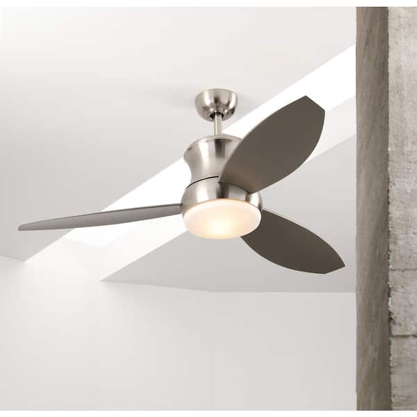 AIRE BY MINKA Hi-Wind 52 in. Indoor Brushed Nickel Ceiling Fan