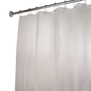 EVA Stall-Size Shower Curtain Liner in Clear Frost