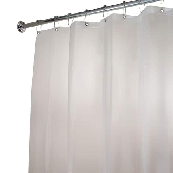 interDesign EVA Stall-Size Shower Curtain Liner in Clear Frost
