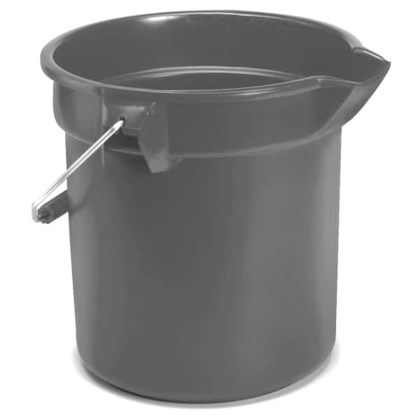 Rubbermaid Commercial Brute Bucket, 14-quart, Gray