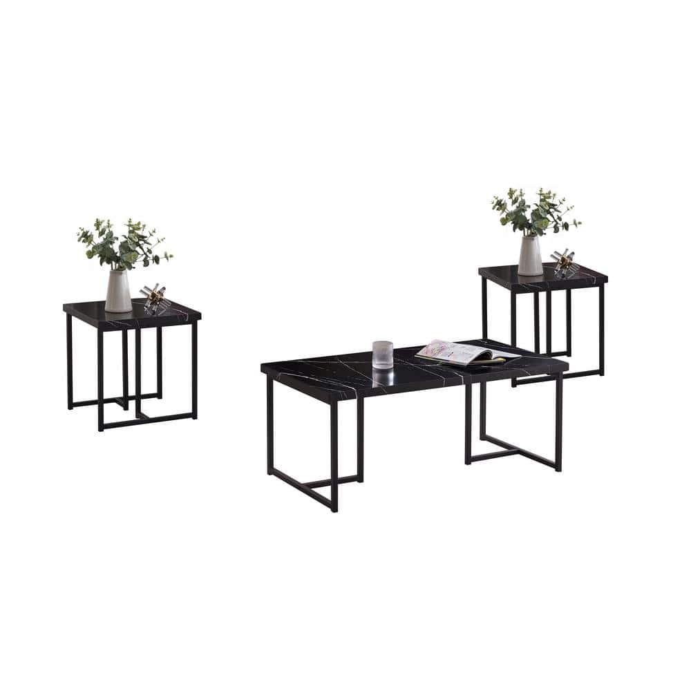 Signature Home SignatureHome Salem 20 in. W Black Finish Rectangle