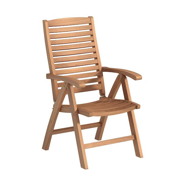 Folding Natural Teak Outdoor Dining, Home Depot Patio Furniture Folding Chairs
