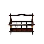 Homecraft Furniture Freestanding Contemporary Magazine Rack in Purple ...