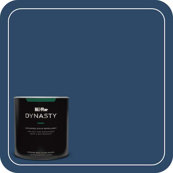 BEHR DYNASTY 1 qt. #PPF-57 Lake View Semi-Gloss Enamel Interior Stain-Blocking Paint and Primer