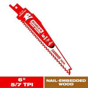 DIABLO 6 in. 8 TPI Steel Demon Carbide Reciprocating Saw