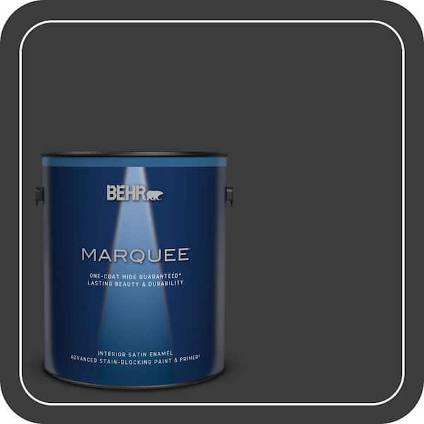BEHR MARQUEE 1 gal. #MQ5-05 Limousine Leather One-Coat Hide Satin Enamel Interior Paint & Primer